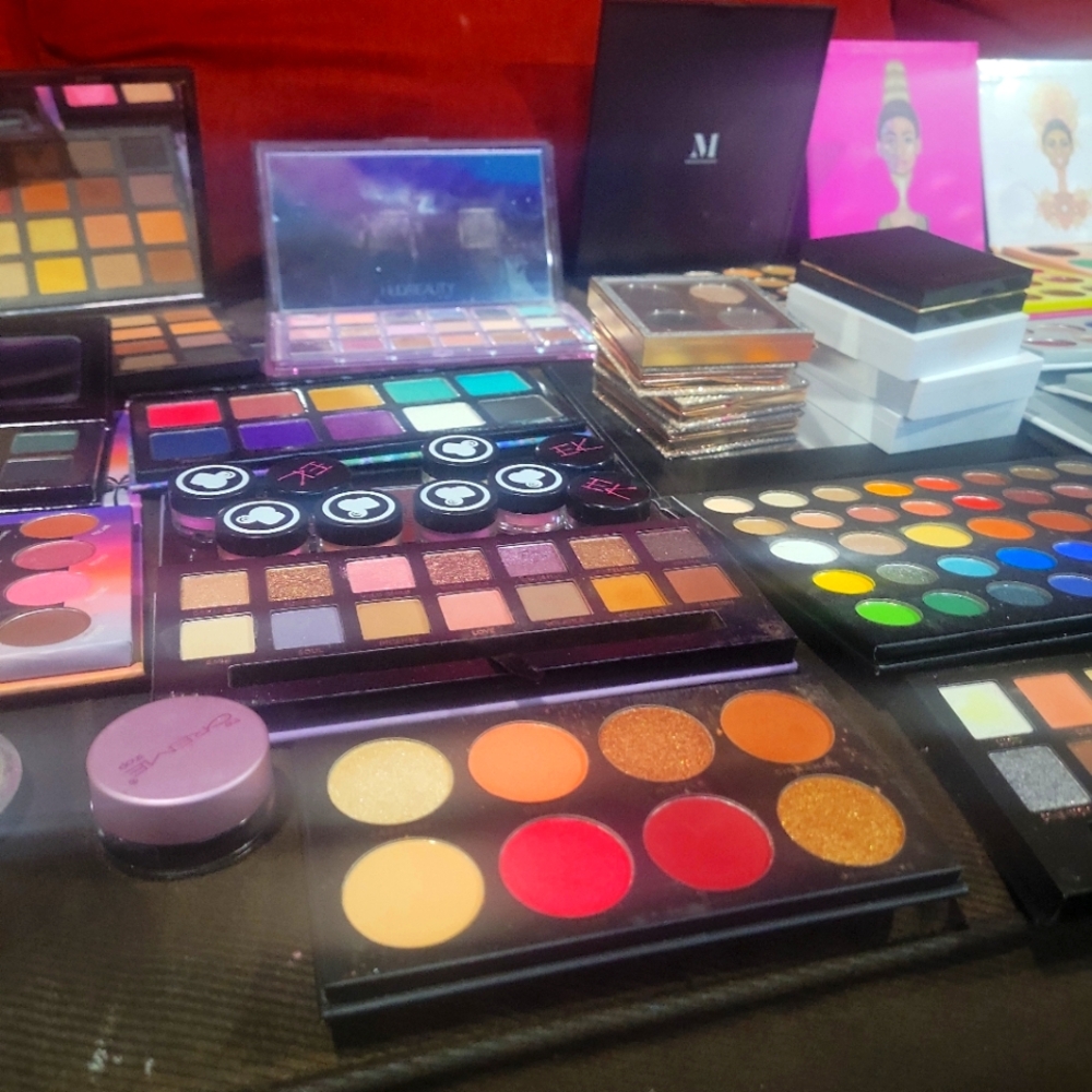Tons of makeup